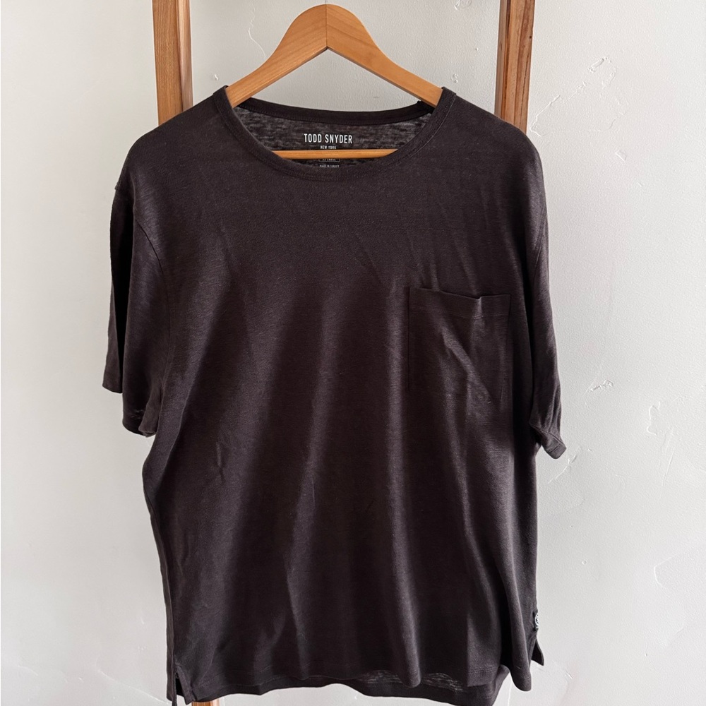 Todd Snyder Men's Linen T-Shirt XXL